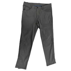 LULULEMON ABC SLIM GRAY PANT SIZE 36/32